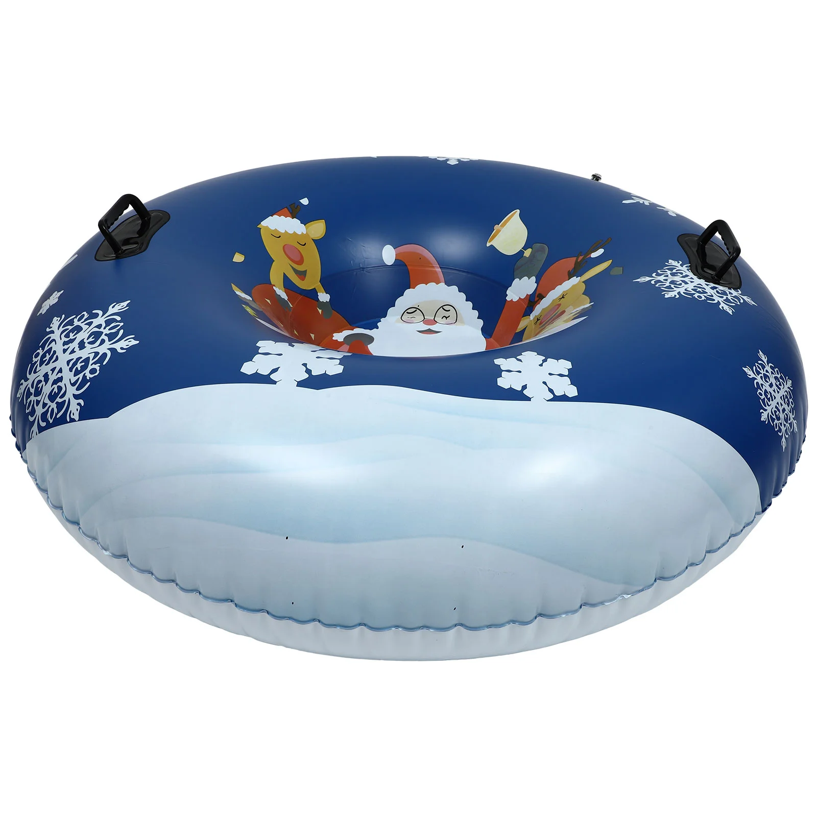 1pc Durable Christmas Winter Skiing Safe Inflatable Round Snow Sled | Sleds & Tubes