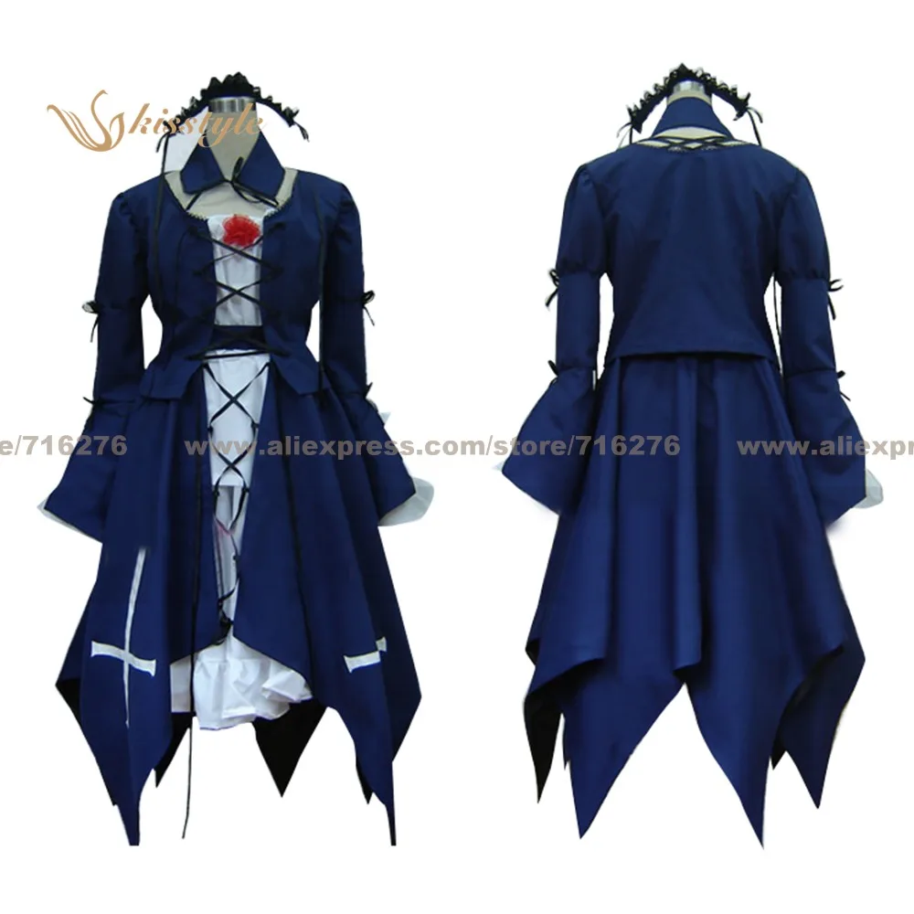 

Новая Униформа аниме Rozen Maiden Suigintou, костюм для косплея, принимаются на заказ