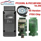 200603a 2021 OPCOM для чипа Opel PIC18F458 FTDI V1.95, поддерживает прошивку Flash, склад за рубежом V1.99 диагностический инструмент шины CAN