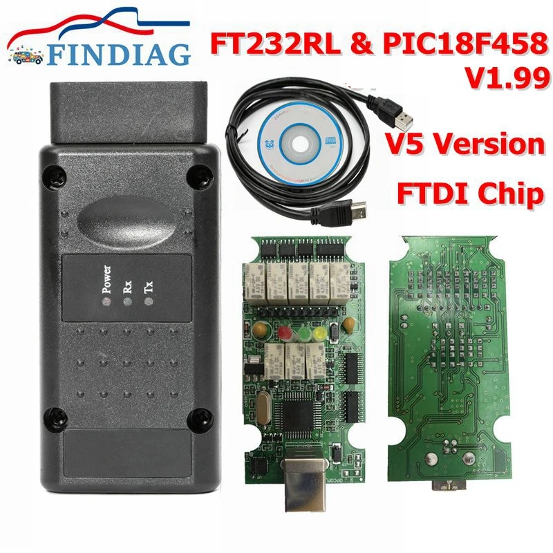 200603a 2021 OPCOM для Opel PIC18F458 чип FTDI V1.95 поддерживает со встроенным программным