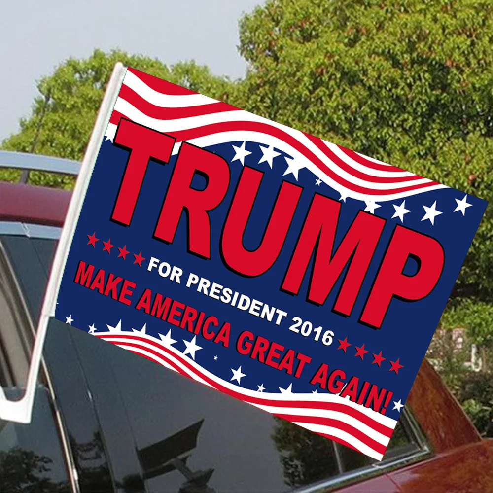 

American custom car flag election flag 30cm * 45cm Customizable pattern