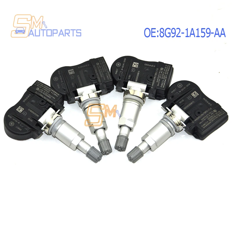 Датчик давления в шинах 8G92-1A159-AA TPMS 433 МГц для Land Rover Peugeot 307 Citroen C5 C6 Mazda LR066378 FW93-1A159-AA 8G921A159AA
