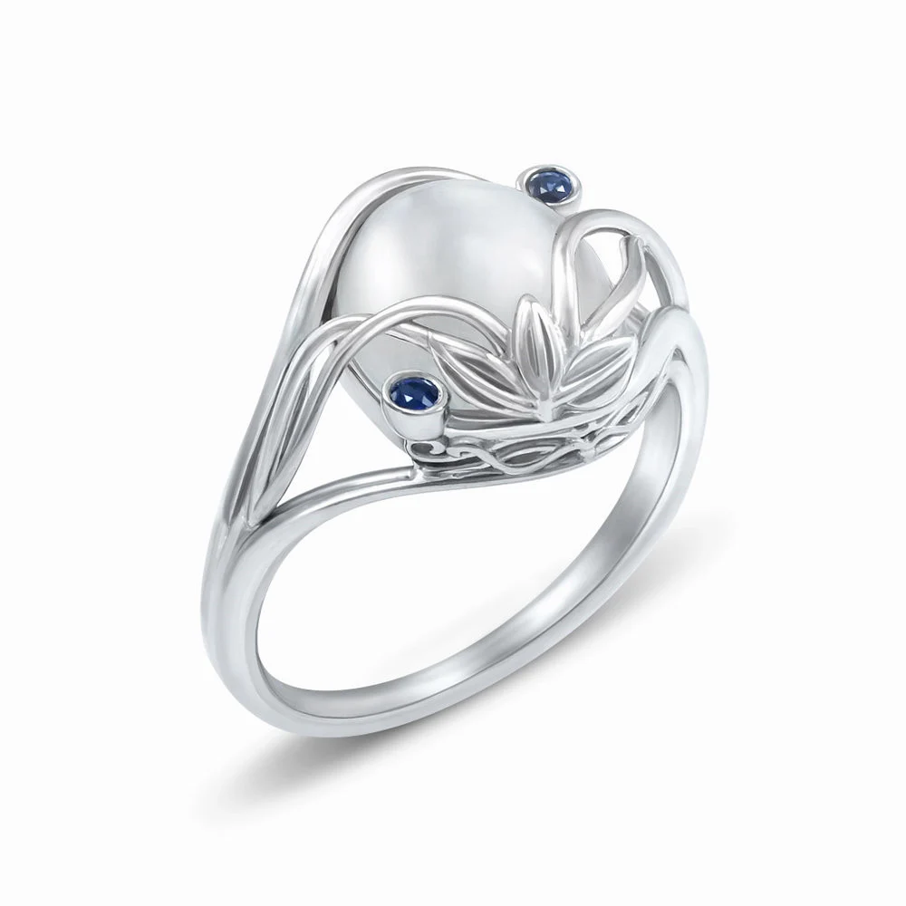 Huitan изящное женское кольцо с искусственными опалами Подарок на годовщину