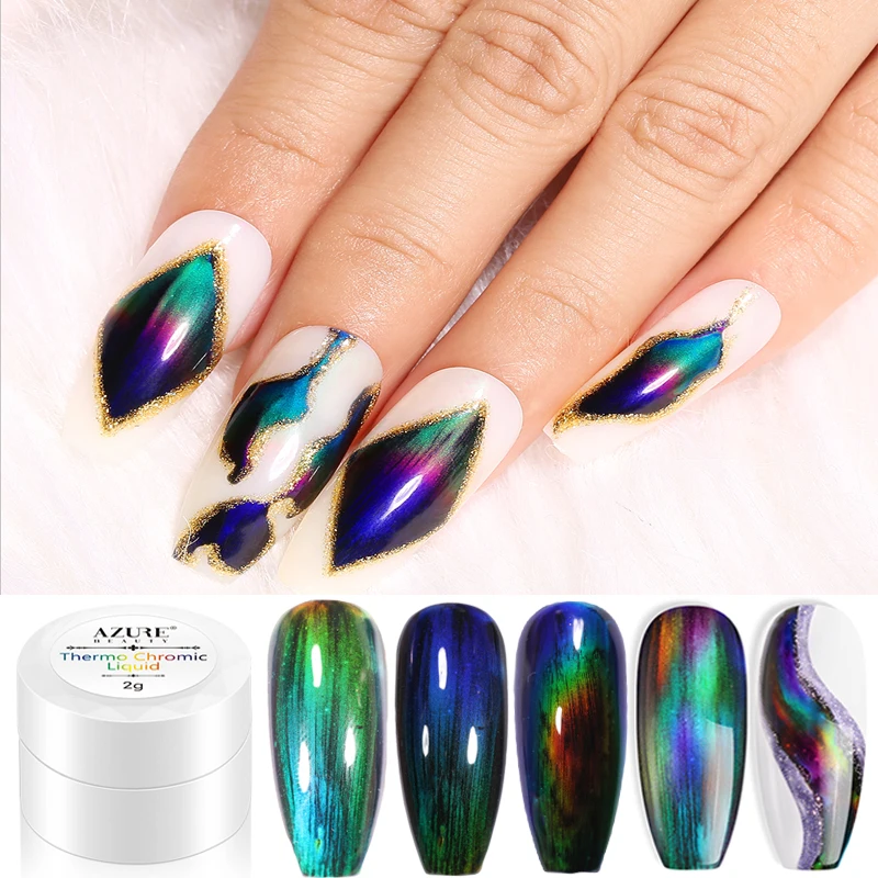 Modelones новейший термохромный Гель лак для ногтей замачиваемый Хамелеон термогель
