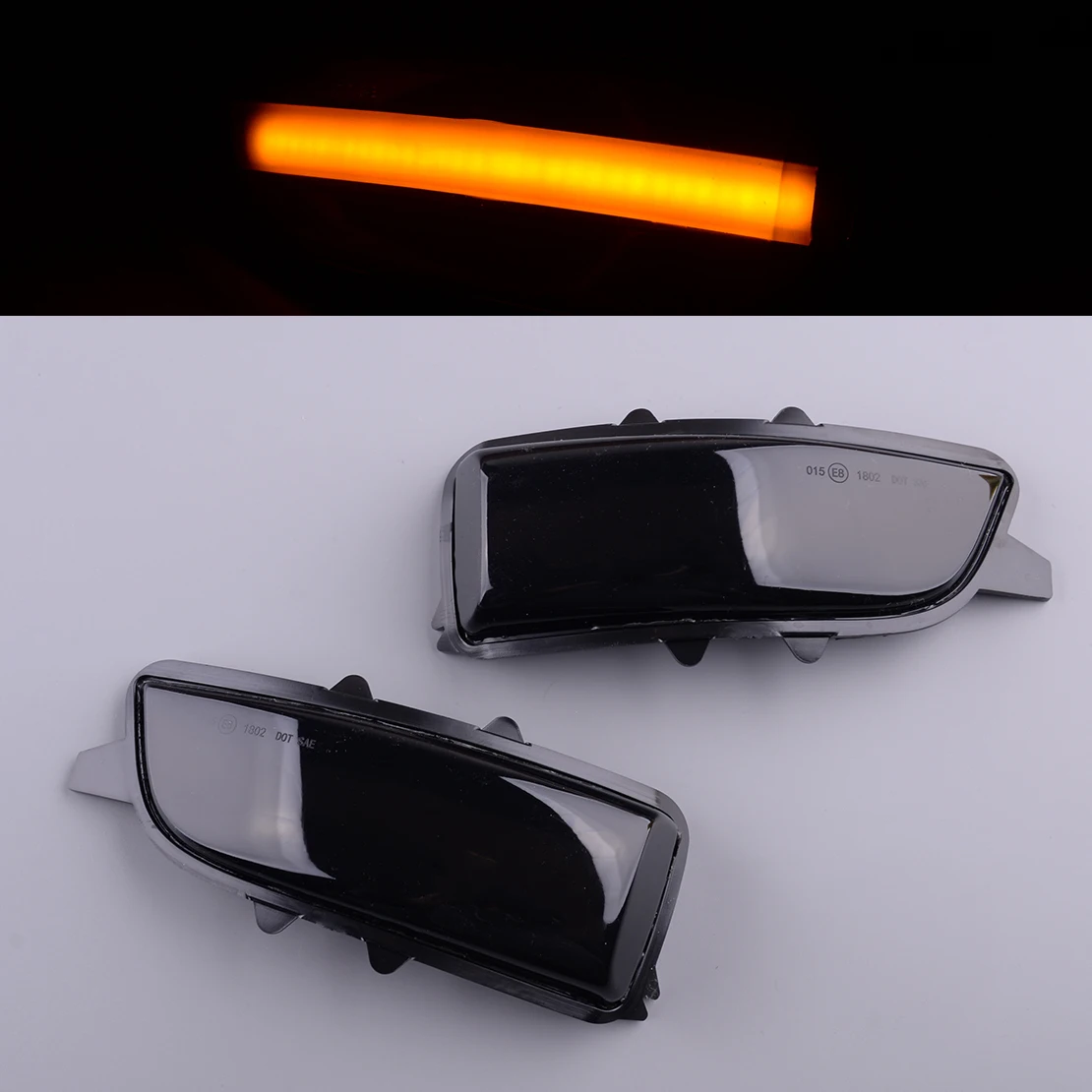 

Черный Автомобильный светодиодный последовательный сигнал поворота светильник подходит для Volvo C30 C70 S40 V40 V50 V70 S60 2010 31111090 31111102