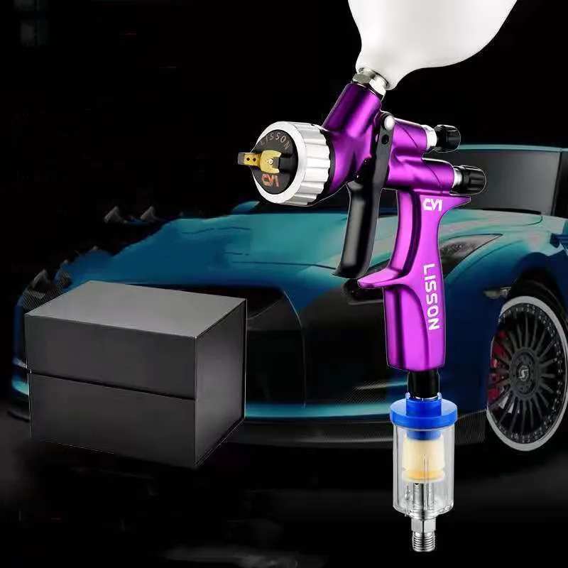 

CV1High Quality Spray Gun GTI Pro Painting Gun TE20/T110 1.3/1.8mm Nozzle Paint Gun Water Based Air Spray Gun Airbrush