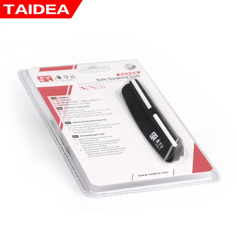 Точильный камень для ножей TAIDEA точильный с угловой направляющей быстрая заточка