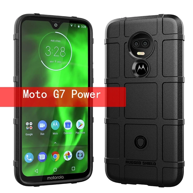 For Motorola Moto G7 G6 Power Plus Play EU US E6 Military protection Anti-fall Hard TPU Case T-Mobile Revvlry |