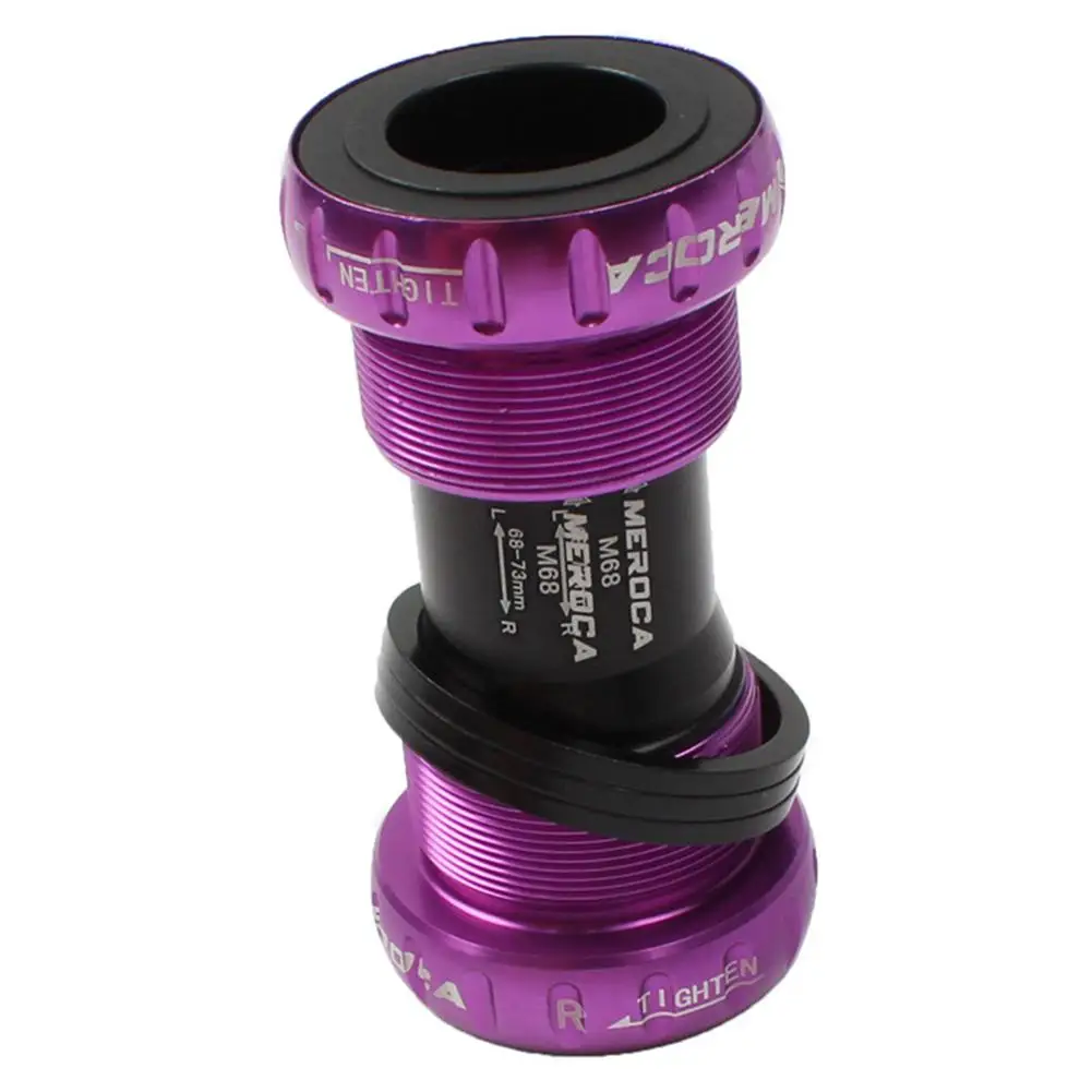 

Bicycle Bottom Bracket Aluminum Alloy Bearing BSA 68/73mm Press Thread Scrw-in Axis On For Mountain Bike Colorful Bottom Bracket