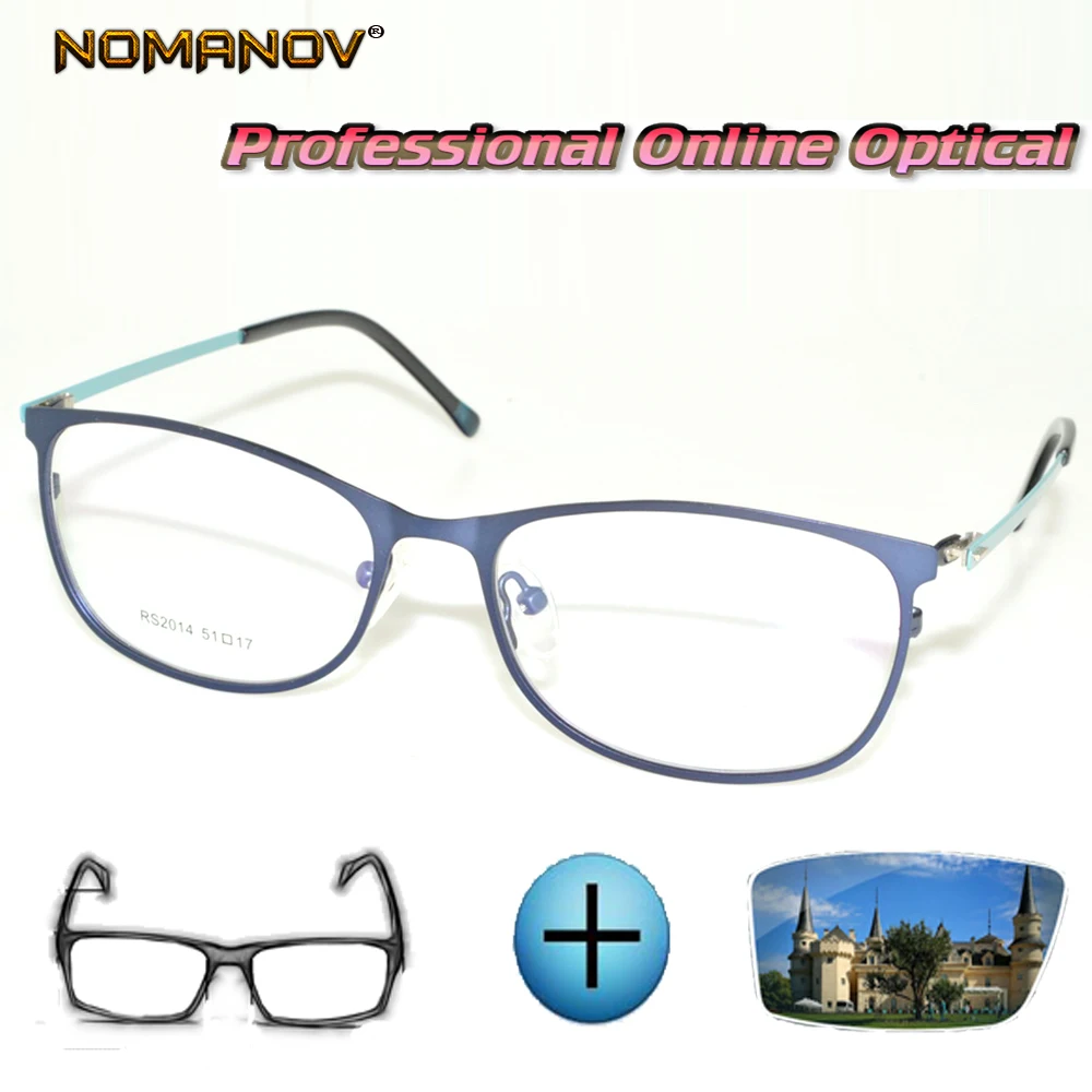 

Custom Made Prescription Glasses Optical Photochromic Myopia Reading Glasses Ultralight Round Glasses Frame Eyewear Men Women
