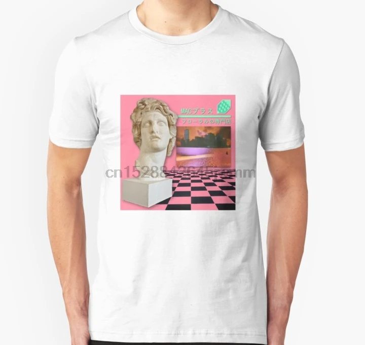 Мужская футболка Macintosh Plus с цветочным принтом [vaporwave] унисекс футболки
