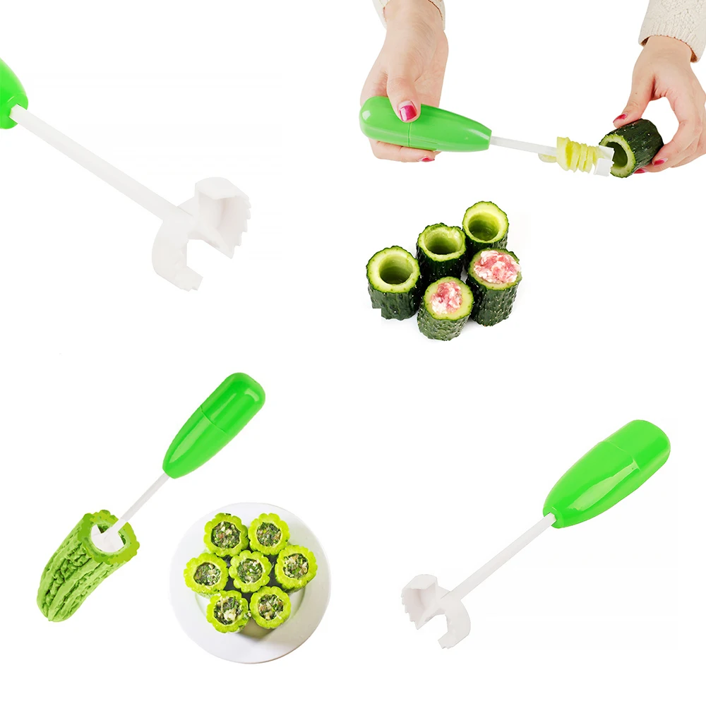 4 шт./компл. разный Размер овощной спиральный резак инструмент для розлива мяса