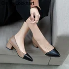 Туфли-лодочки женские на высоком каблуке, заостренный носок, элегантная офисная обувь, разные цвета, большие размеры 31 32 33 43, весна