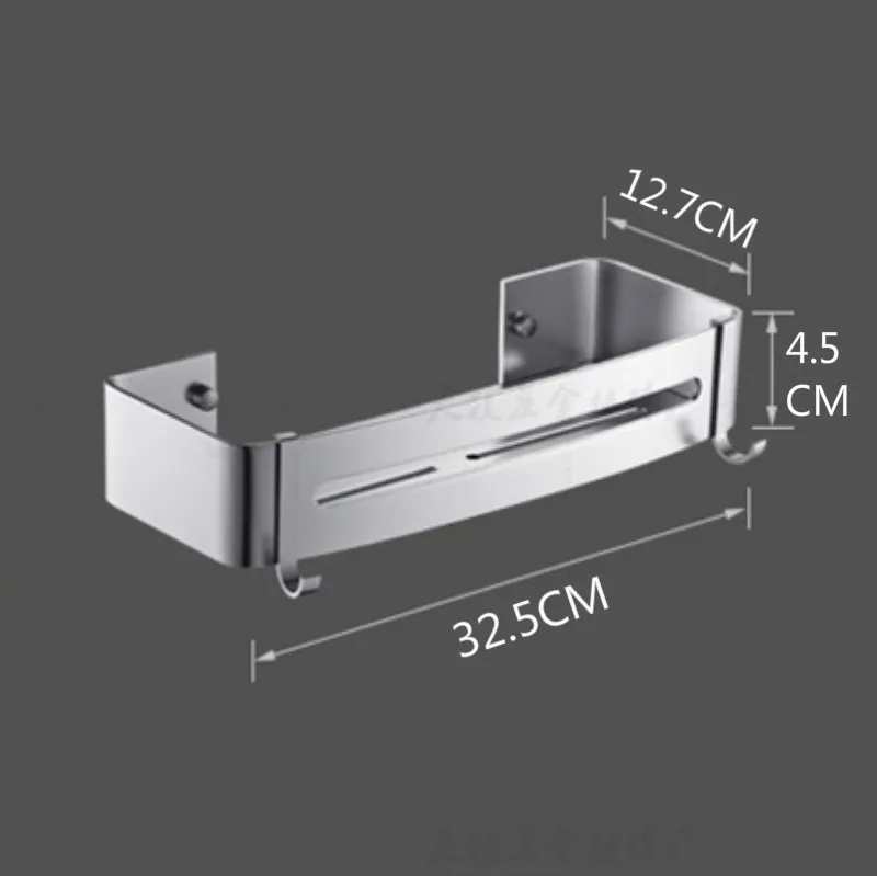 

Corner Shelf Bathroom Shelves Wall Mounted Aluminum Bathroom Soap Dish Bath Shower Shelf Bath Shampoo Holder Wall Mounted Type