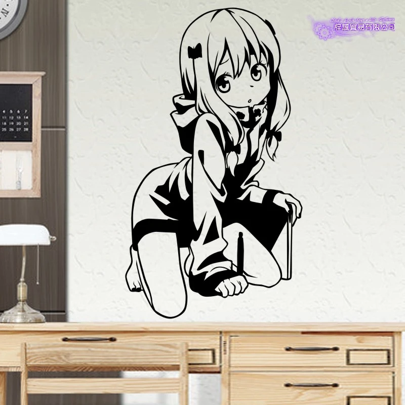 Eromanga Sensei Наклейка на стену TIzumi Sagiri Виниловые наклейки Декор дома Украшение Аниме