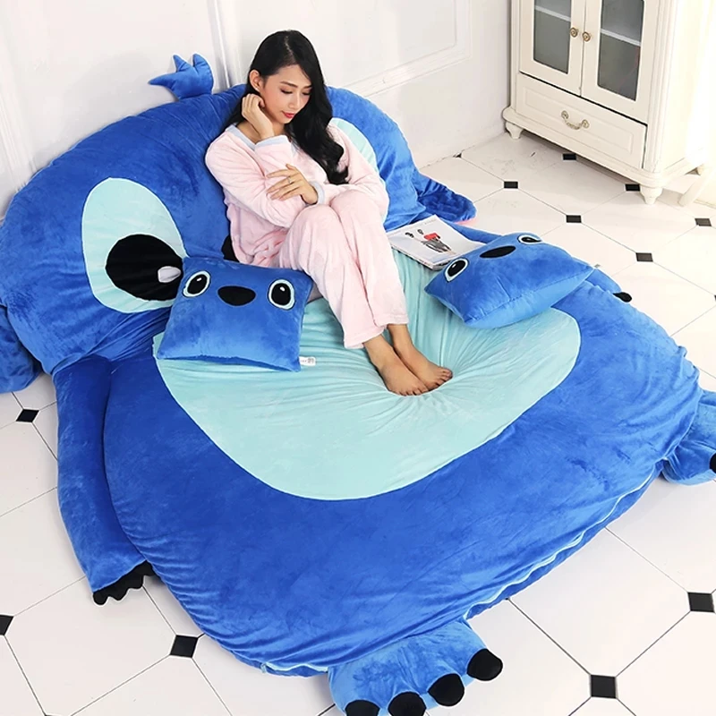 

Soft And Comfortable Cartoon Bed Children Cute Creative Lazy Sofa Bedroom Tatami Floor Mats Thicken Simple Beds