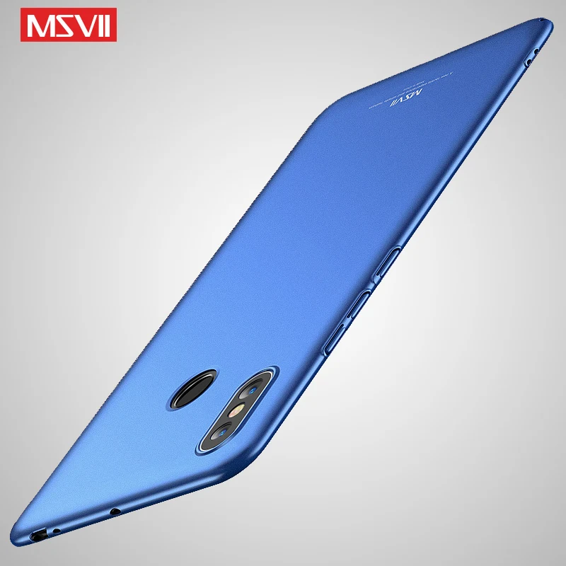 Чехол для Mi Max 3 тонкий матовый чехол Msvii Xiaomi 2 Жесткий Max3 Max2 чехлы телефонов |
