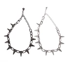 Ожерелье-чокер с заклепками ручной работы в стиле панк и готика, ожерелье в стиле рок-ожерелье из заклепок, 1 шт., чокеры в готическом стиле
