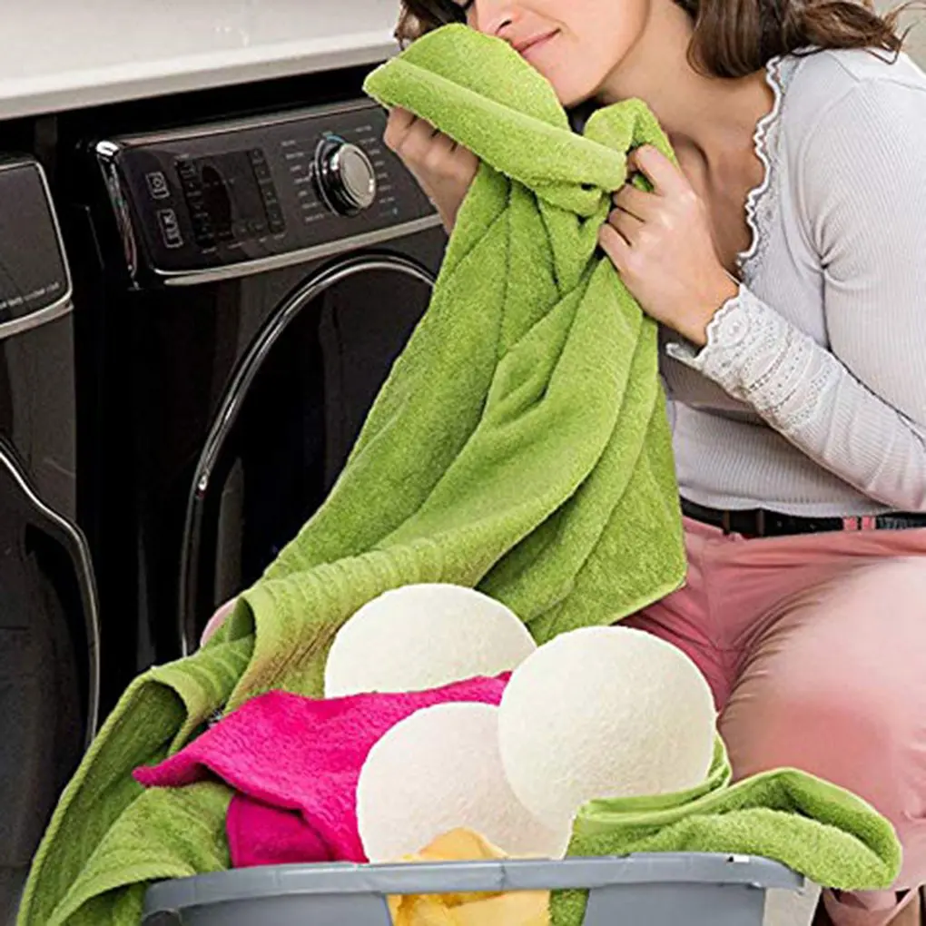 6 электронных шариков для стирки многоразовые натуральные органические шарики