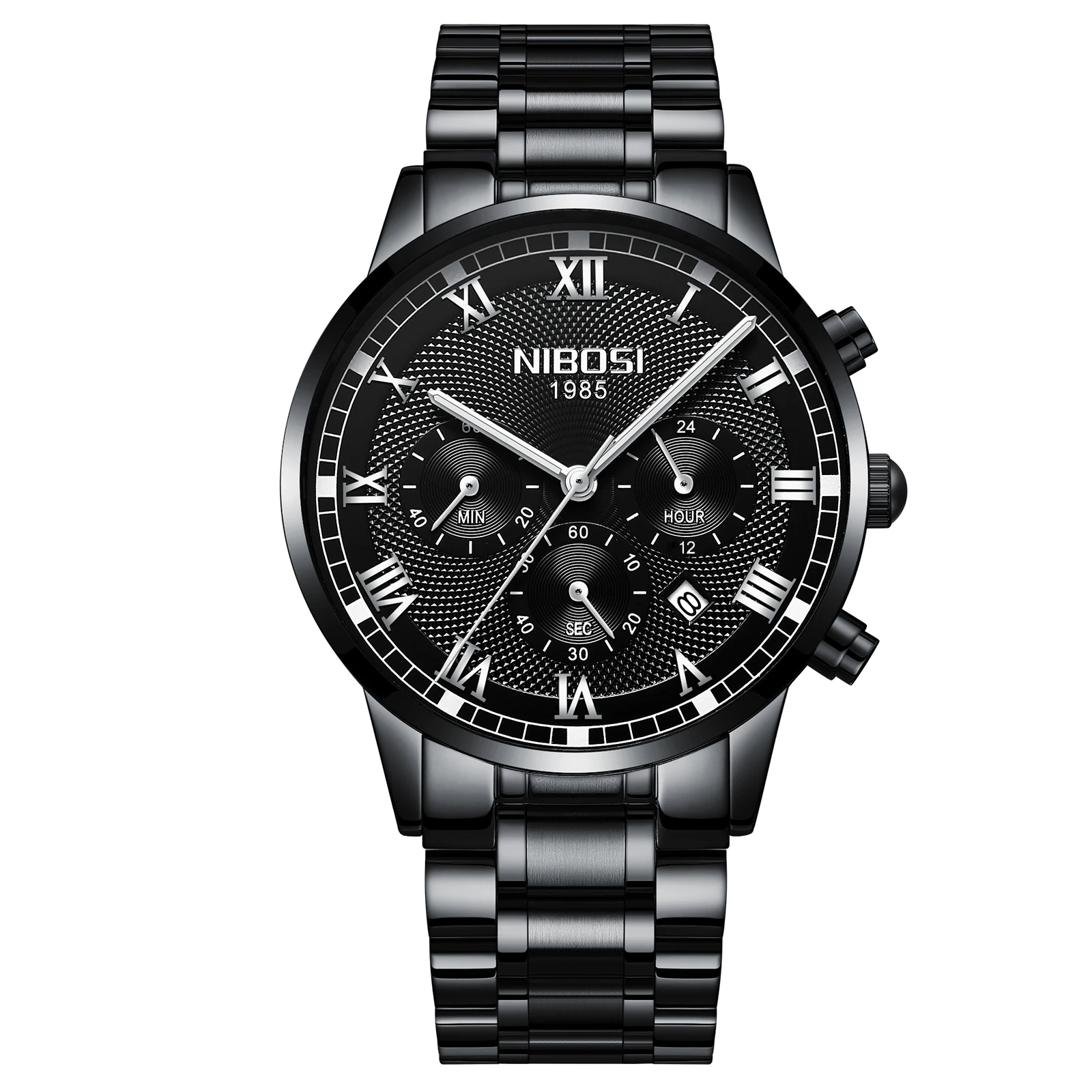 

NIBOSI Watches For Man Luxury Leather Stainless Steel Wrist Watch For Men Waterproof Quartz Minimalist Watches Reloj de hombre