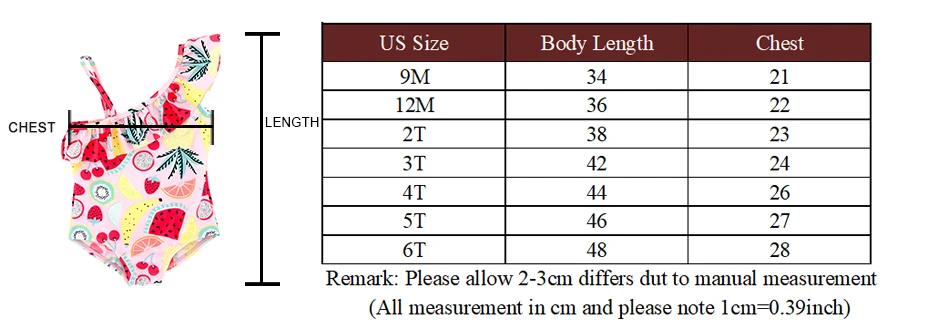 Детский летний купальник в горошек без рукавов с принтом фруктов 2 шт./компл. |