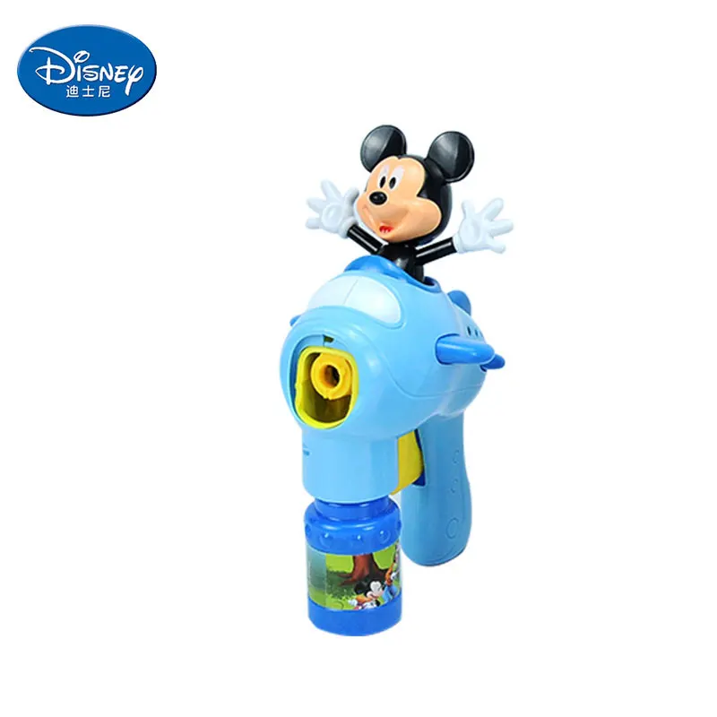 

Mickey Minnie Cute Automatic Bubble Machine Gun Soap Bubble Blower Outdoor Child juguetes brinquedos Toy for Kids