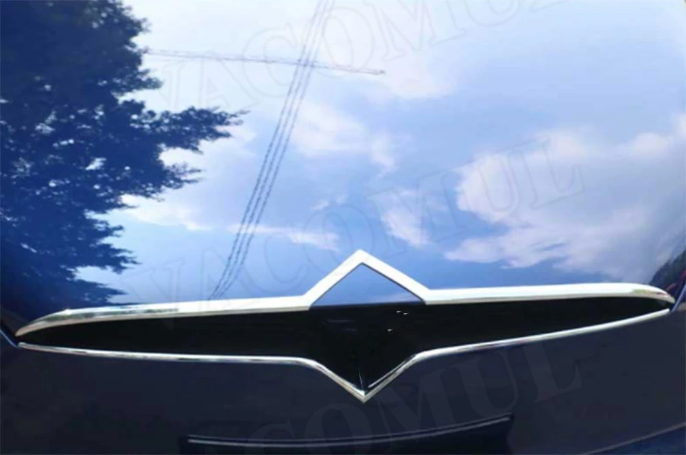 

ABS Cover Decoration Trim Cover Stick Door Decoration Trim Cover Sticker for Tesla Model X SUV 2020 Car Styling