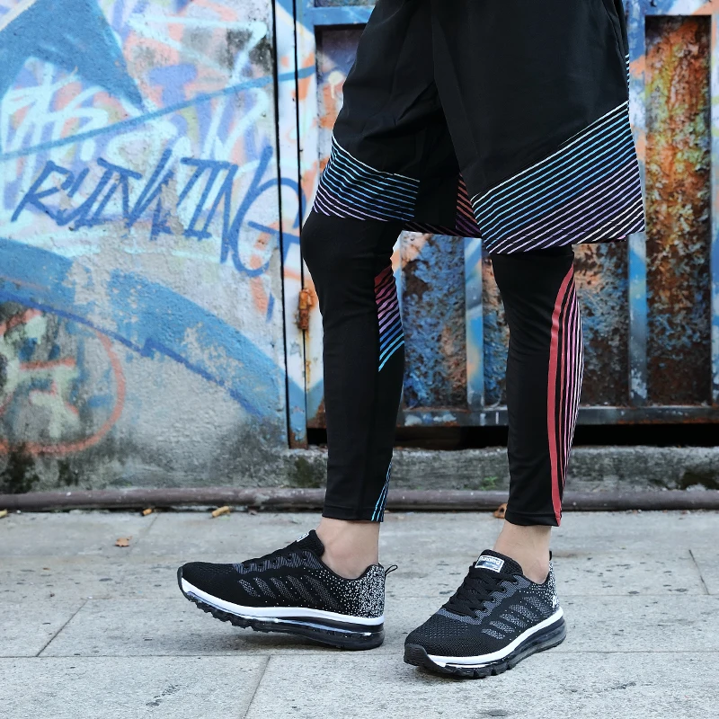 

JINBAOK Air Cushion Running Shoes Breathable Mesh Sneakers Athletic Trainers Zapatillas Sports Male Shoes Outdoor Walking Shoes