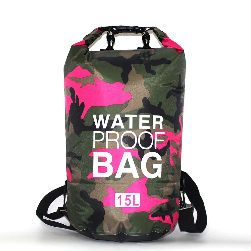5L/10L/20L/30L камуфляжная уличная сумка Портативная рафтинг водонепроницаемая сумка мешок для плавания сумка для воды треккинг