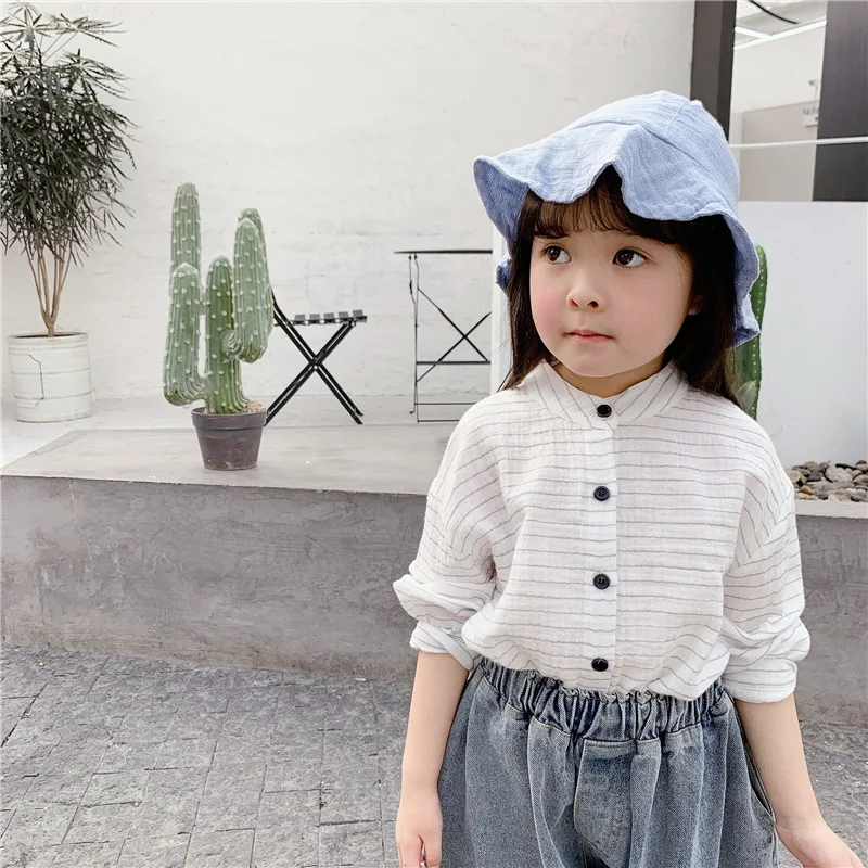 

2021 autumn children's new products, girls' Korean version of autumn shirts, spring and autumn shirts