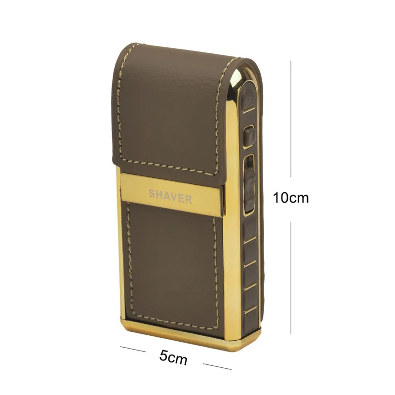 Электробритва CkeyiN электробритва с сабельной обшивкой для мужчин бритва кожаной