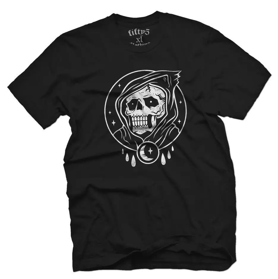 

Fashion Summer Straight 100% Cotton Midnight Reaper Men's T Shirt Tee Shirt