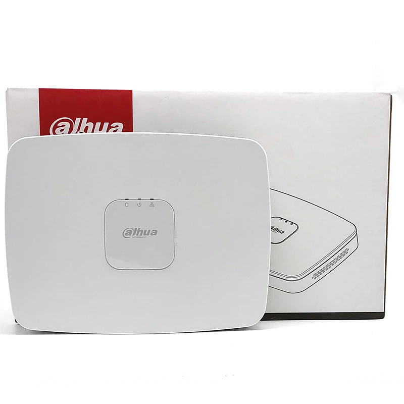 Оригинальный Сетевой видеорегистратор dahua NVR4108 8P 4KS2 8CH 16CH 8 PoE port 1U Lite NVR poe|original dahua|nvr