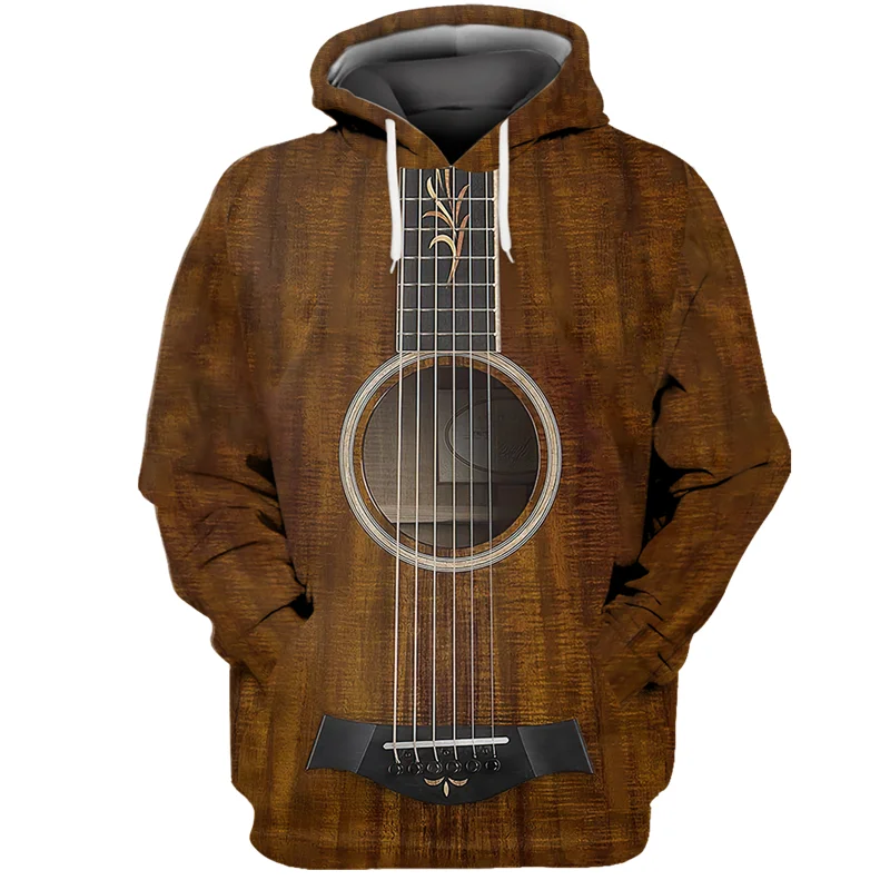 

2021 Summer Guitar Men Hoodies Big Size Long Sleeve Anime Men Clothing Outdoor Sport Sweatshirts
