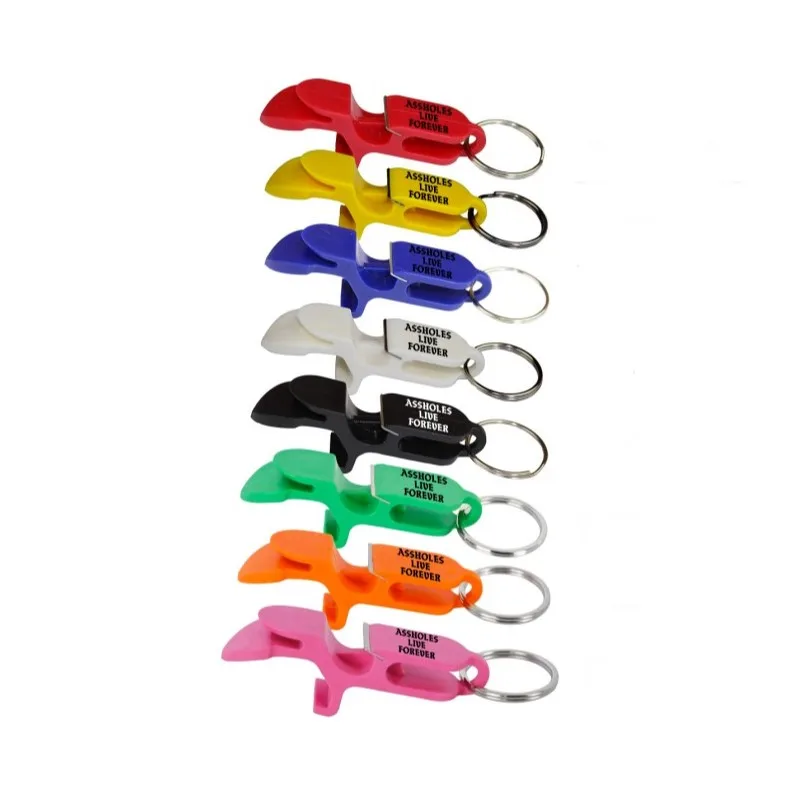 

2pcs Customized Bottle Opener kitchen utensils KeyChain Ring 4 in1 Bottle Opener Promotion kitchen accessories Party Gift gadget