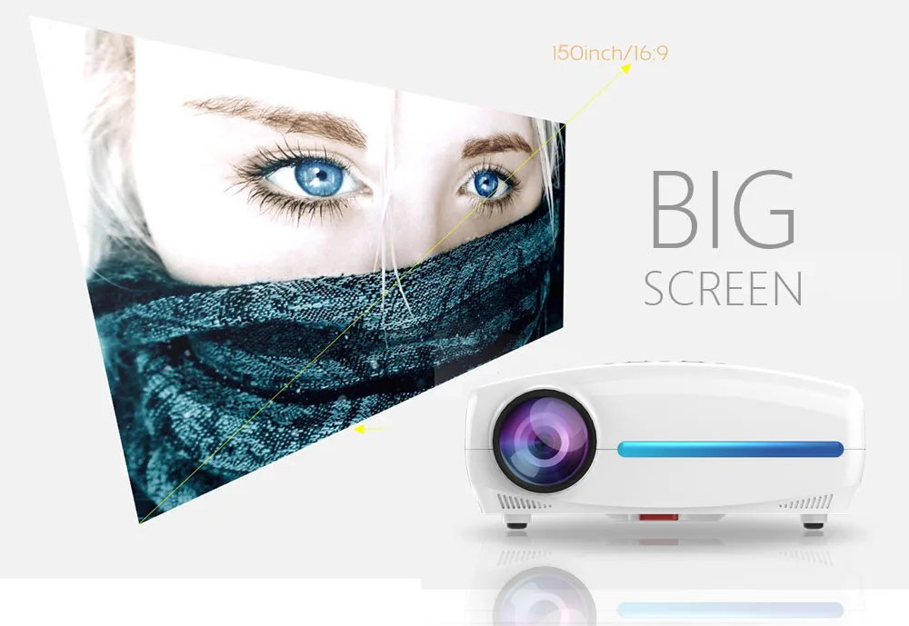 WZATCO C2 1920*1080P Full HD светодиодный проектор с 4D цифровым Keystone 6500 люмен Домашний кинотеатр портативный HDMI проектор СВЕТОДИОДНЫЙ Proyector