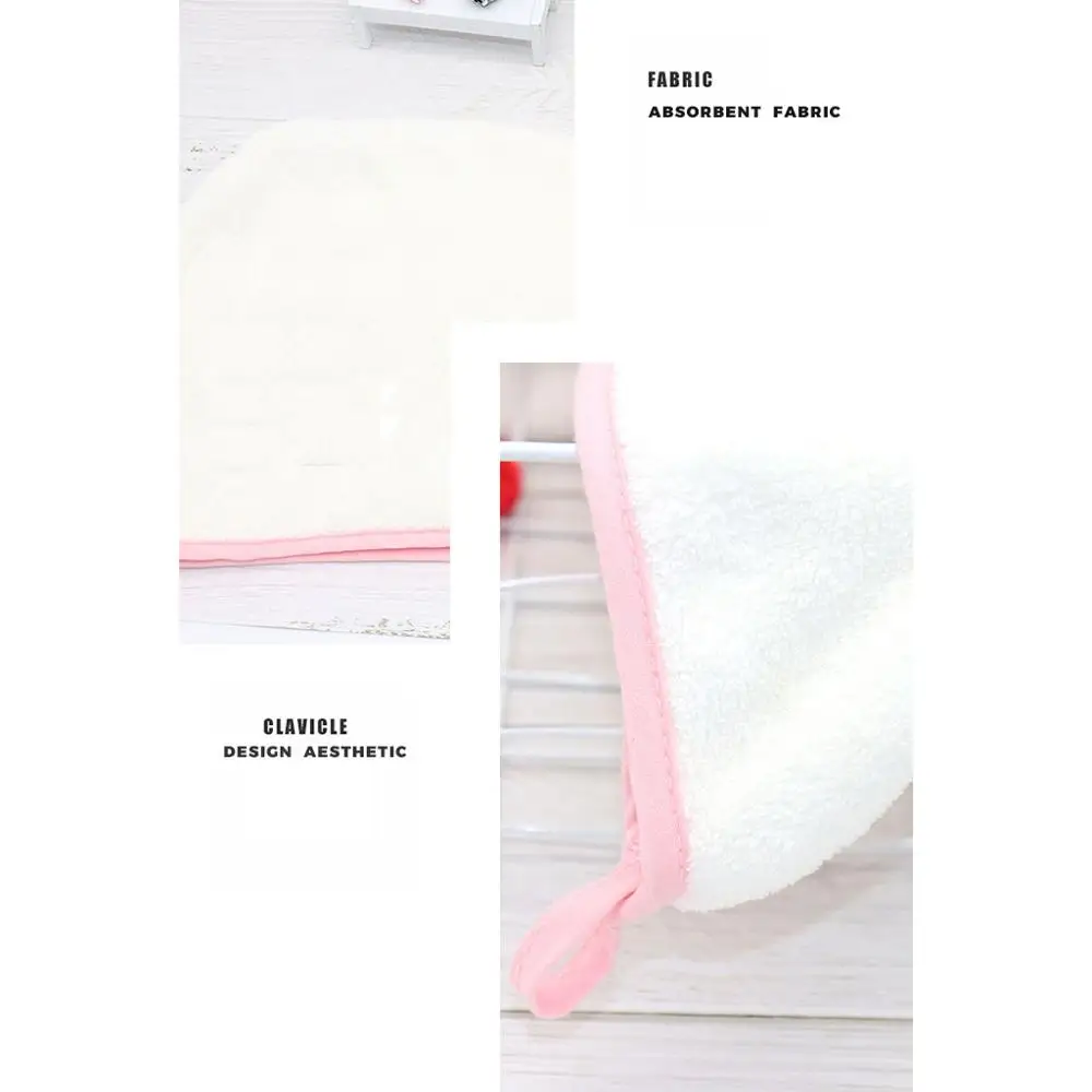 Полотенце из кораллового флиса быстросохнущее полотенце для волос головной убор