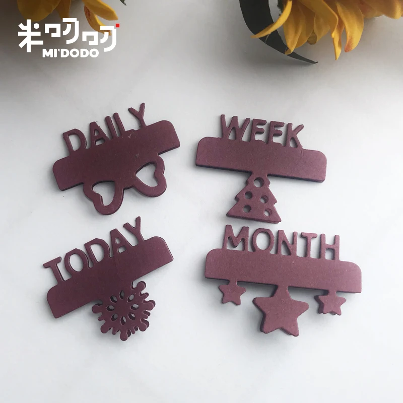 Алфавит Дата слово металлические режущие штампы 2019 новый дизайн для Srapbooking карты