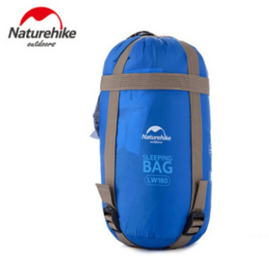 Blue Naturehike 75x29,5 ''Мини Открытый Сверхлегкий конверт спальный мешок ультра-маленький размер для кемпинга пешего туризма альпинизма NH15S003-D - Цвет: Blue