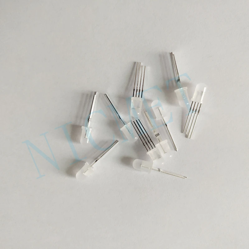 100 штук - 1000 штук DC5V PL9823 F5 5 мм F8 8 мм круглые RGB светодиодные чипы с подсветкой P9823F внутри Фрост чипы полного цвета.