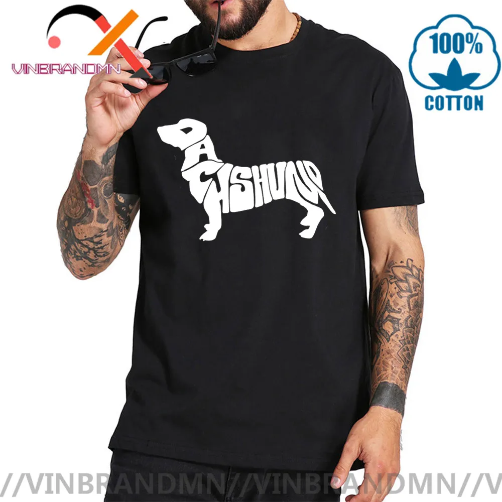 Новинка футболка с надписью такса крутая забавная Мужская изображением животных