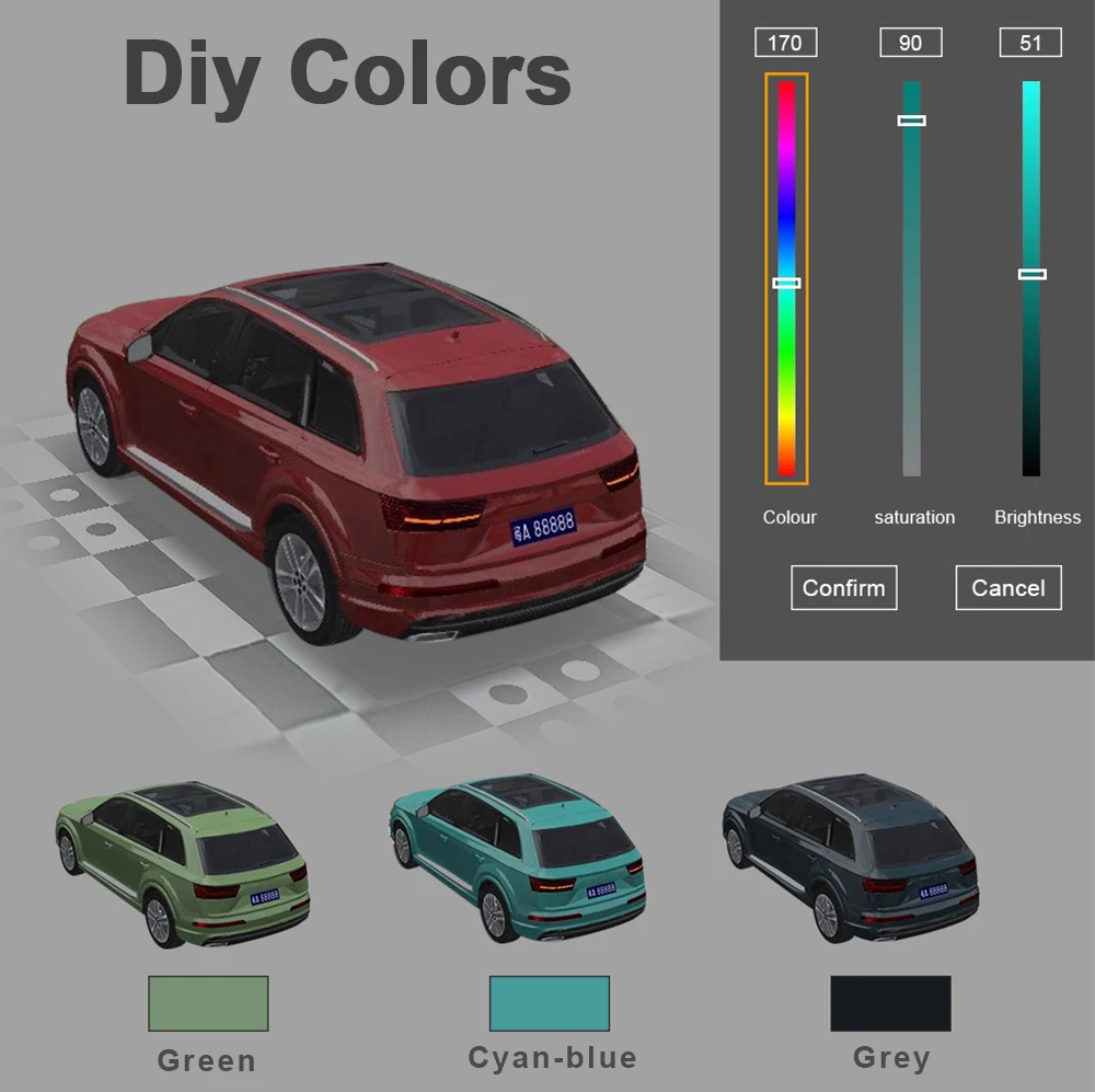 $241.82 3D Pro 360 panoramic camera system bird's eye view 180 degree Sony 225 lens with 2-24 hours parking monitoring DIY car color