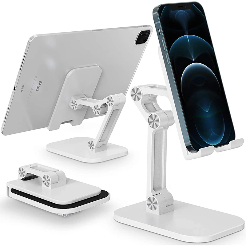 

Складная Настольная мобильный телефон подставка держатель для iPhone 12 11 iPad Pro Xiaomi huawei универсальный настольный держатель сотового телефона