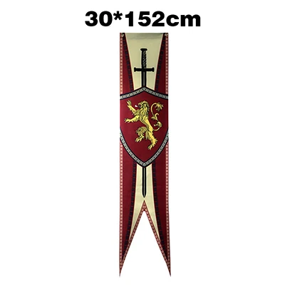 LANNISTER 30x152 YAZANIE LANNISTER STRAK TARYARGEN Игра престолов пользовательские флаги Песнь Льда и Огня украшения дома флаги и баннеры - Цвет: LANNISTER 30x152
