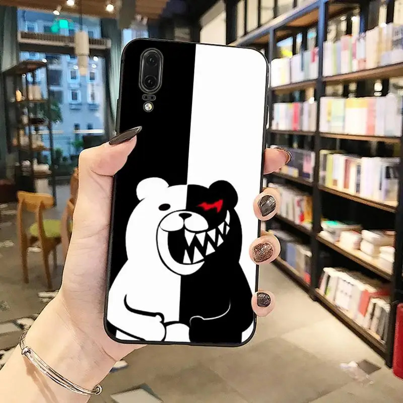 

Danganronpa monokuma Phone Case For Huawei Y5 Y6 II Y7 Y9 PRIME 2018 2019 NOVA3E P20 PRO P10 Honor 10