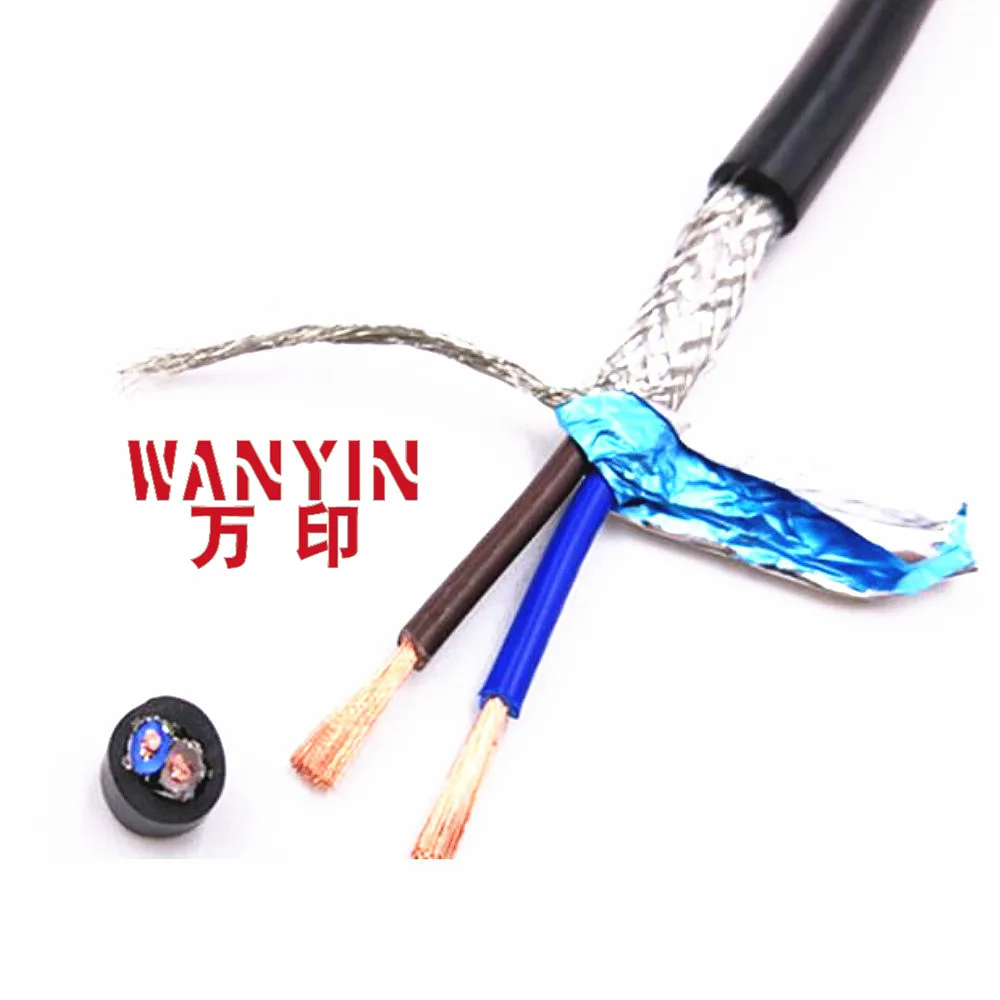 18AWG 0.75mm2 мульти жильный экранированный кабель RVVP 2 ядерный до 24 core анти помех линии