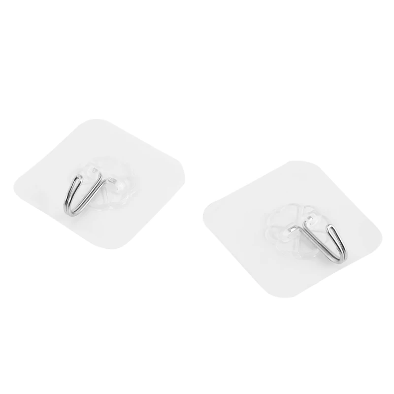 Настенные крючки на присоске прозрачная вешалка с 4 прочными присосками для