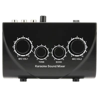 mixer home mini reverberator karaoke pre amplifier microphone amplifier us plug