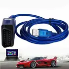 Интерфейсный кабель Vag-Com KKL VAG-COM 409,1 OBD2 II OBD АВТОМАТИЧЕСКИЙ кабельный сканер USB Aux автомобильный диагностический инструмент Аксессуары