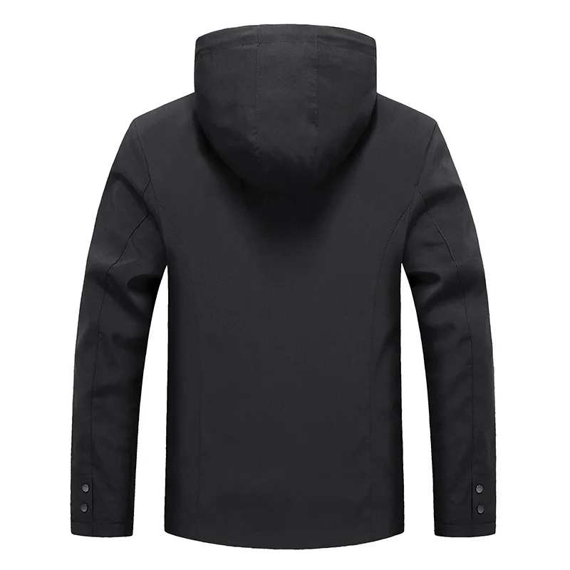 Куртка мужская с капюшоном повседневная верхняя одежда большие размеры 4XL весна